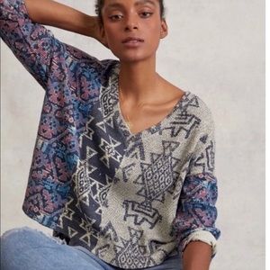 Aztec Pullover Top by Pilcro